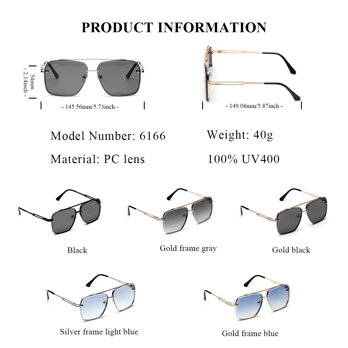 Ruiao Mens Fashion Classic Square Retro Sunglasses designer luxury 2025 brands vintage oversized sunglasses shades Oculos De Sol